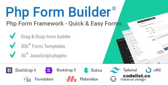 PHP Form Builder v6.0.5 - Advanced HTML forms generator with Drag & Drop - nulled