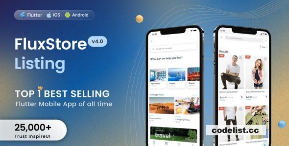 FluxStore Listing v5.0 - The Best Directory WooCommerce app by Flutter