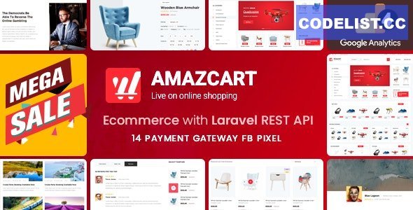 AmazCart v1.9 - Laravel Ecommerce System CMS - nulled