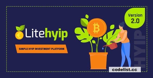 LiteHYIP 3.0 - Simple HYIP Investment Platform - nulled