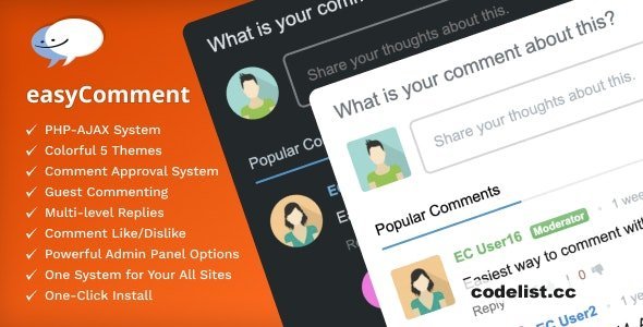 easyComment v3.0.0 – PHP Comment Script