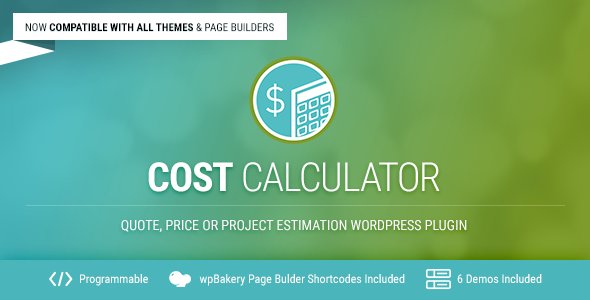 Cost Calculator v2.3.3 - WordPress Plugin