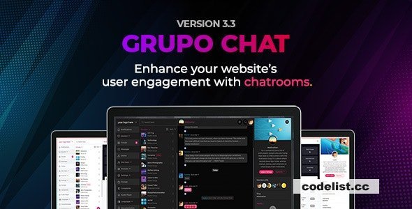 Grupo Chat v3.4 - Chat Room & Private Chat PHP Script - nulled