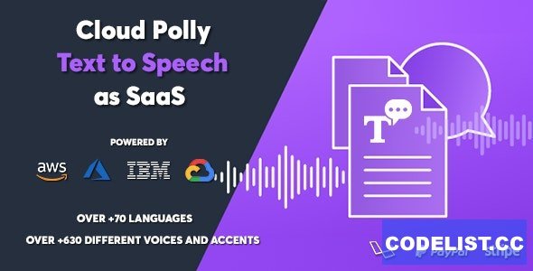 Cloud Polly v1.6 - Ultimate Text to Speech as SaaS - nulled