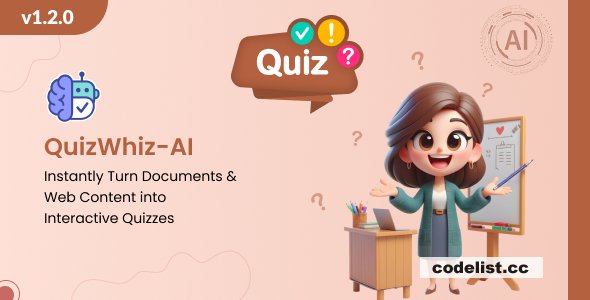 Quiz Generator v1.2.0 - AI Powered Questions & Answers Generator - Built With Laravel