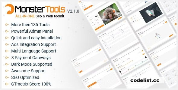 MonsterTools v2.1.0 - The All-in-One SEO & Web Toolkit, like a Swiss Army Knife - nulled