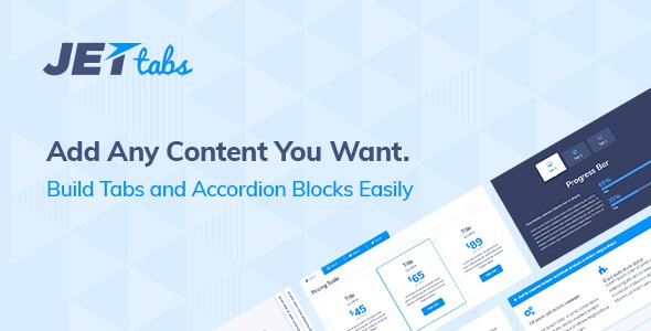 JetTabs v2.1.18 - Tabs and Accordions for Elementor