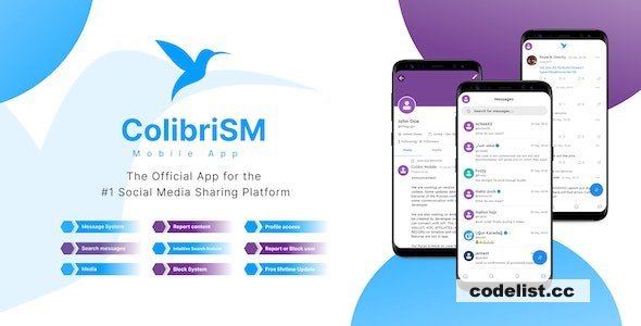 ColibriSM Mobile Flutter App v1.2.1