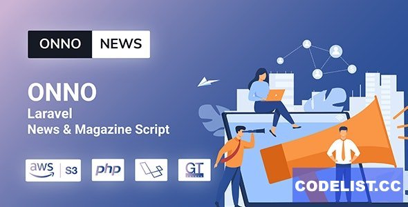 ONNO v1.4.3 - Laravel News &amp; Magazine Script - nulled