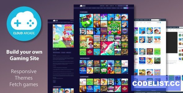 CloudArcade v1.9.0 - HTML5 / Web Game Portal CMS - nulled