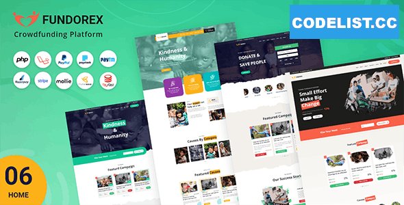 Fundorex v1.3.0 - Crowdfunding Platform - nulled