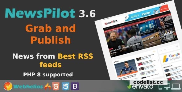 NewsPilot v3.6 - Automatic News Aggregator &amp; Script