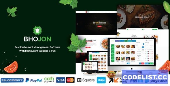 Bhojon v3.1 - Best Restaurant Management Software with Restaurant Website - nulled