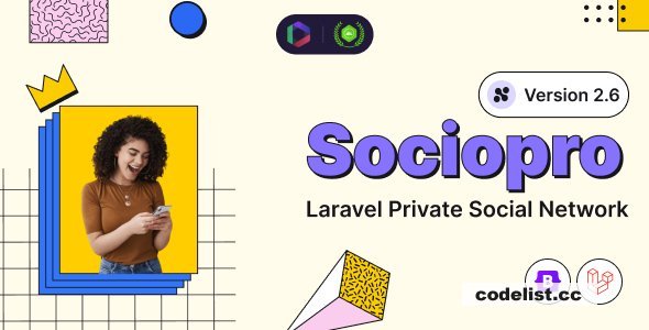 Sociopro v2.6.1 - Laravel Private Social Network - nulled