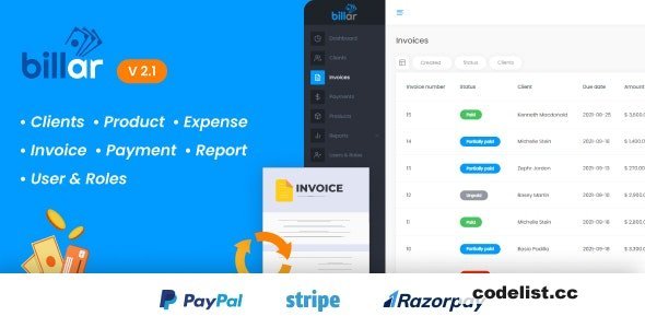 Billar v2.5.2 - Invoice Management System - nulled