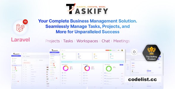 Taskify v1.2.0 - Project Management - Task Management & Productivity Tool