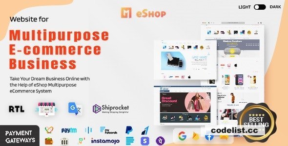 eShop Web v2.10.4 - Multi Vendor eCommerce Marketplace / CMS - nulled