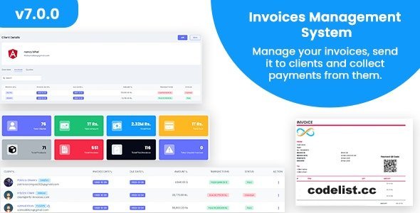 Invoices v7.0.0 - Laravel Invoice Management System - Accounting and Billing Management - Invoice