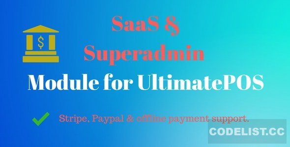 SaaS & Superadmin Module for UltimatePOS v6.2