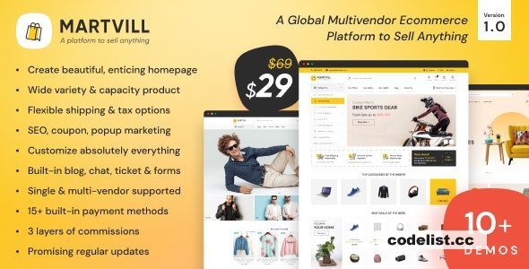 Martvill v1.3.0 - A Global Multivendor Ecommerce Platform to Sell Anything - nulled