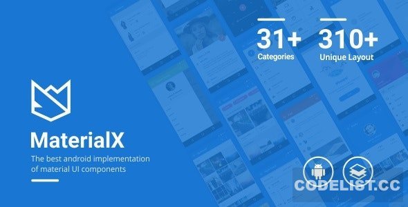 MaterialX v2.7 - Android Material Design UI Components