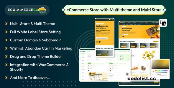eCommerceGo SaaS v8.0 - eCommerce Store with Multi theme and Multi Store - nulled