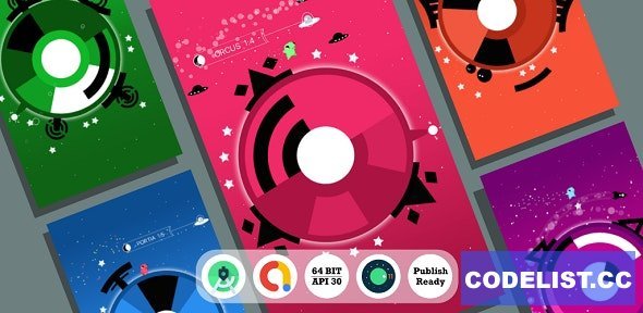 Moon Escape v2.0 - Android Studio + Admob + Reward Video + Inapp + Leaderboard + ready to publish