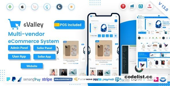 6valley v14.0 - Complete eCommerce Mobile App, Web, Seller and Admin Panel - nulled