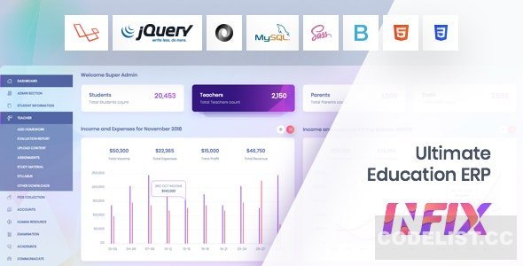 InfixEdu v6.7.1 - School Management System Software - nulled
