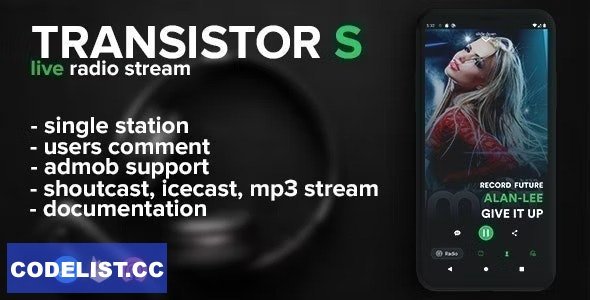 Transistor S v1.2.3 - live radio (android)