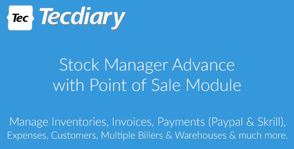 Stock Manager Advance with Point of Sale Module v3.2.2
