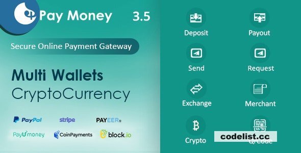 PayMoney v3.9 - Secure Online Payment Gateway - nulled