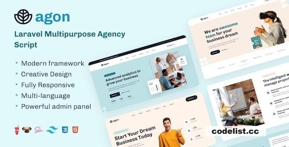 Agon v1.17.0 - Laravel Multipurpose Agency Script - nulled