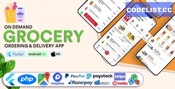GoGrocer v1.7.6 - Grocery Vegetable Store Delivery Mobile App with Admin Panel - nulled