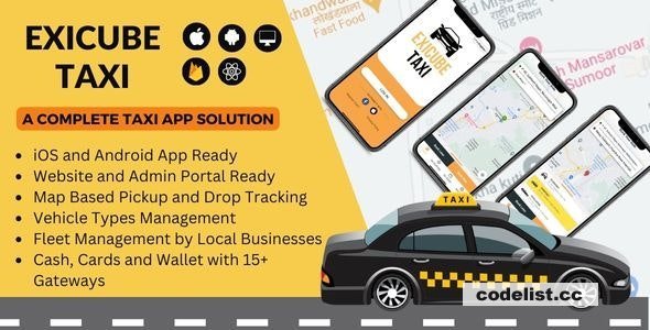 Exicube Taxi App v3.4.0