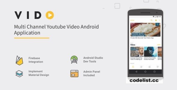 Vido v2.1 - Android Youtube Multi Channel