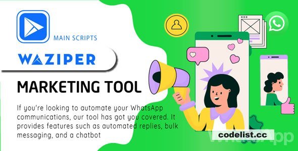 Waziper v5.0.1 - Whatsapp Marketing Tool - nulled