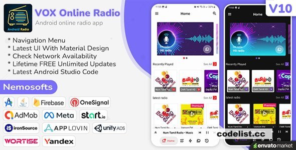 Android VOX Online Radio v11.0