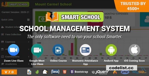 Smart School v7.0.1 - School Management System - nulled