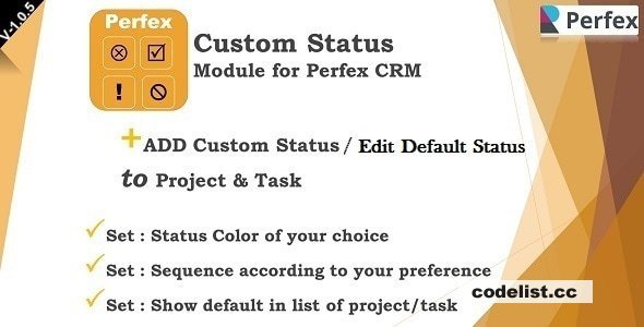 Add-on Statuses Module for Perfex CRM v1.0.5