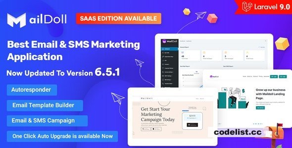 Maildoll v6.6.0 - Email Marketing &amp; SMS Marketing SaaS Application
