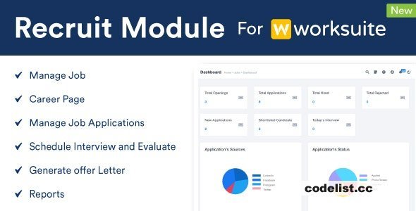 Recruit Module For Worksuite CRM v1.0.2