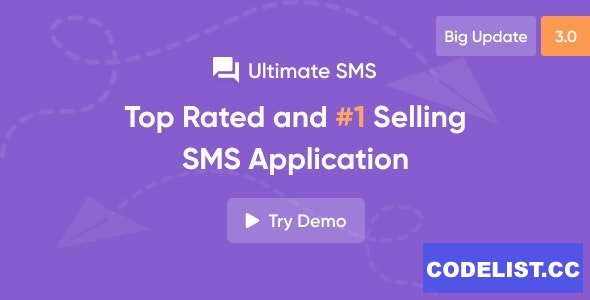 Ultimate SMS v3.9.0 - Bulk SMS Application For Marketing - nulled