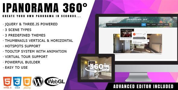 iPanorama 360° v1.5.13 - Virtual Tour Builder for WordPress