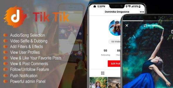 TicTic v2.2 - Android media app for creating and sharing short videos