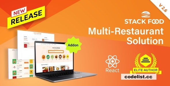 StackFood - React User Website v3.1 - nulled