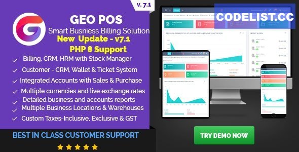 Geo POS v8.2 - Point of Sale, Billing and Stock Manager Application - nulled