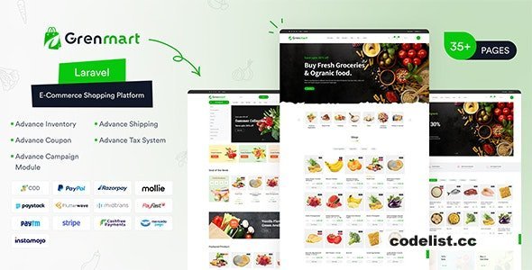 Grenmart v1.3.0 – Organic & Grocery Laravel eCommerce