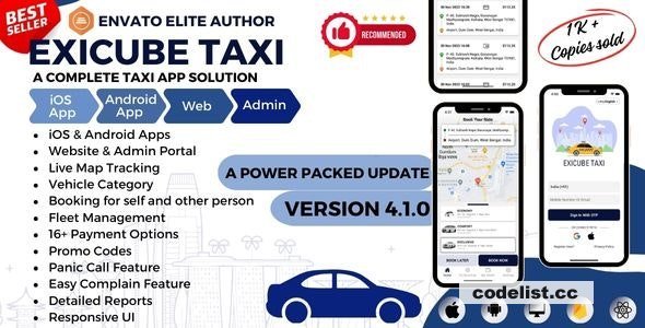 Exicube Taxi App v4.2.0