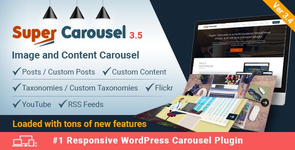 Super Carousel v3.6.6 - Responsive Wordpress Plugin